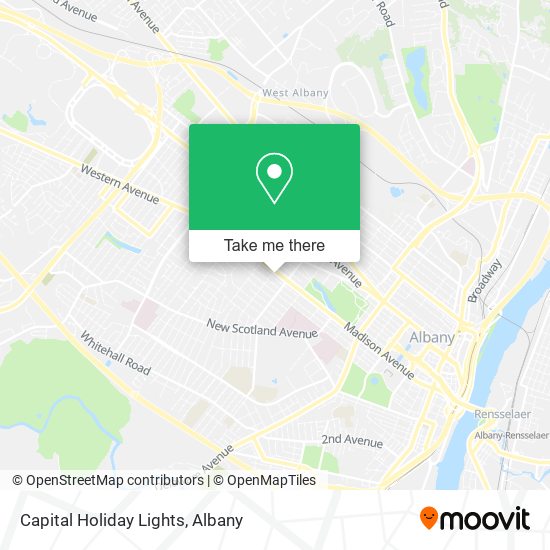 Capital Holiday Lights map