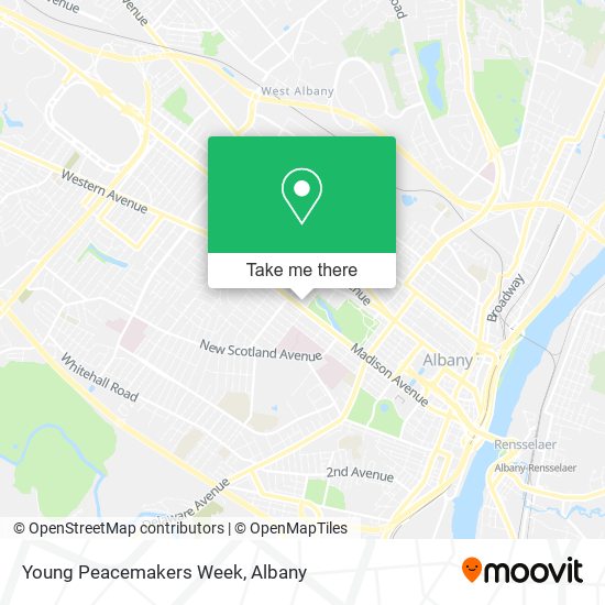 Young Peacemakers Week map