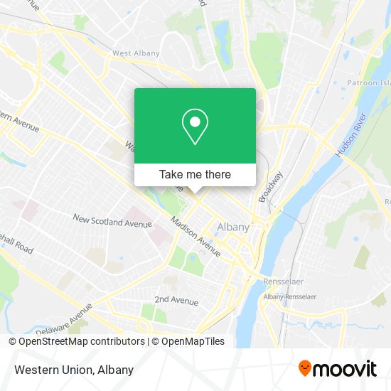 Western Union map