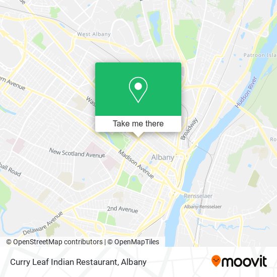 Mapa de Curry Leaf Indian Restaurant