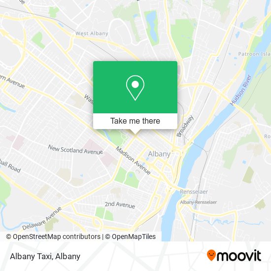 Mapa de Albany Taxi