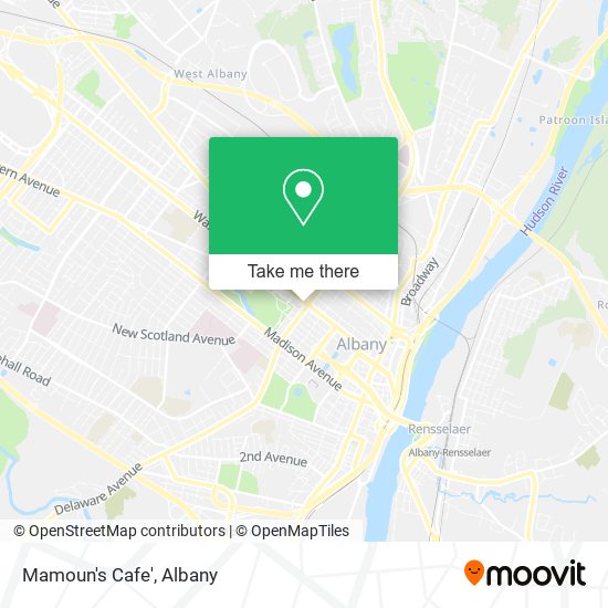Mamoun's Cafe' map