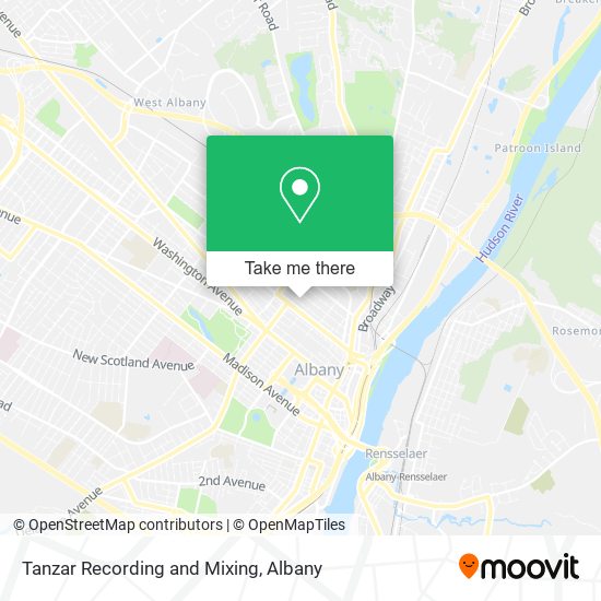 Tanzar Recording and Mixing map