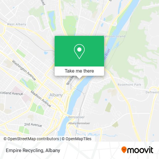 Empire Recycling map