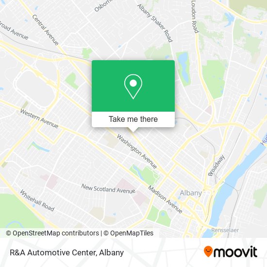 Mapa de R&A Automotive Center