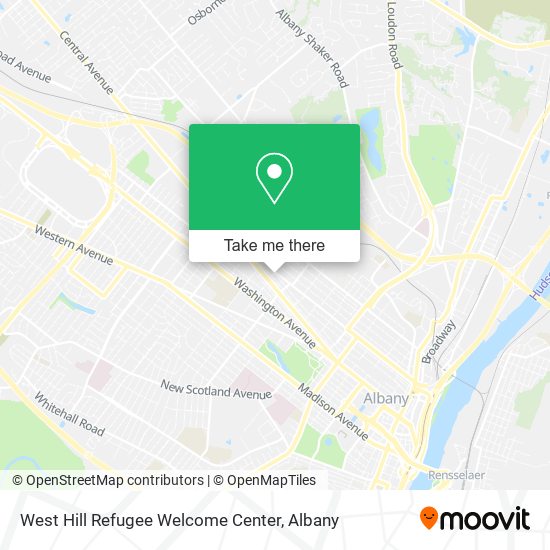 Mapa de West Hill Refugee Welcome Center