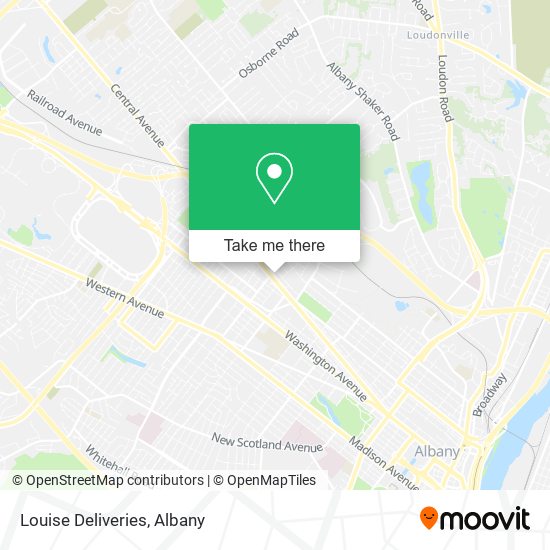 Mapa de Louise Deliveries