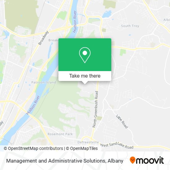 Management and Administrative Solutions map