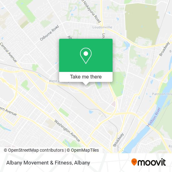 Albany Movement & Fitness map