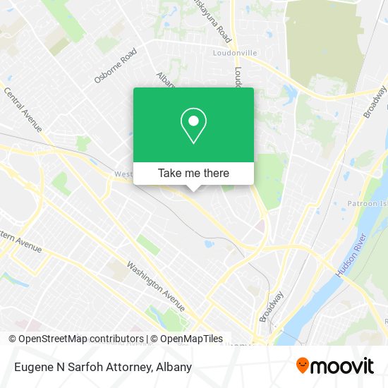 Eugene N Sarfoh Attorney map