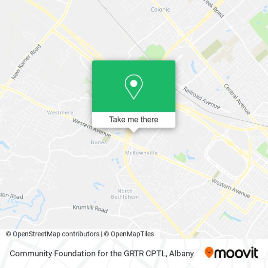 Community Foundation for the GRTR CPTL map