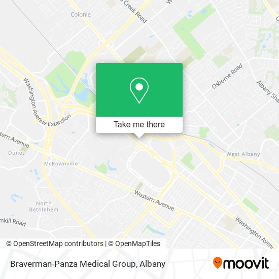 Mapa de Braverman-Panza Medical Group