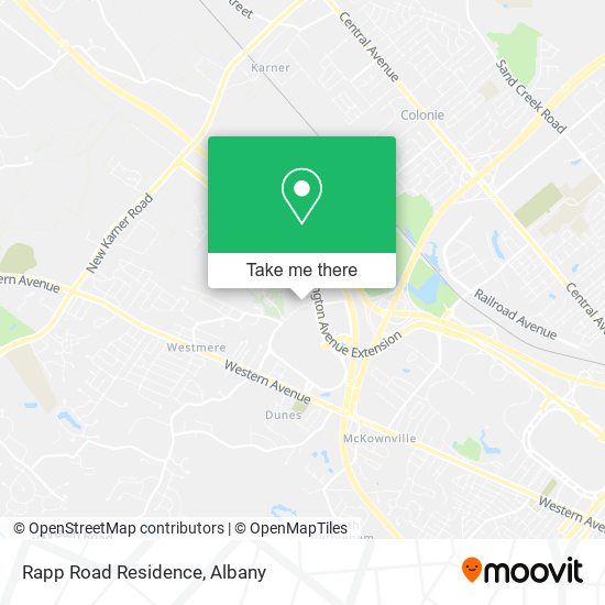 Rapp Road Residence map