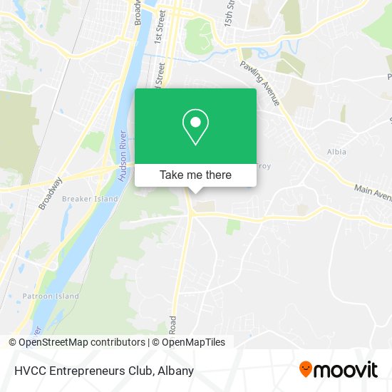 HVCC Entrepreneurs Club map
