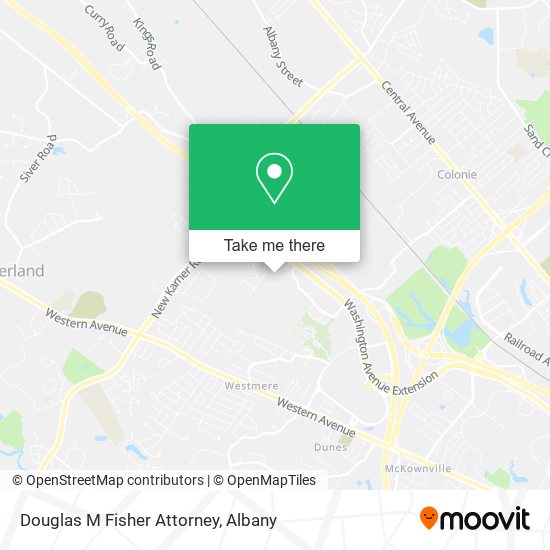 Douglas M Fisher Attorney map