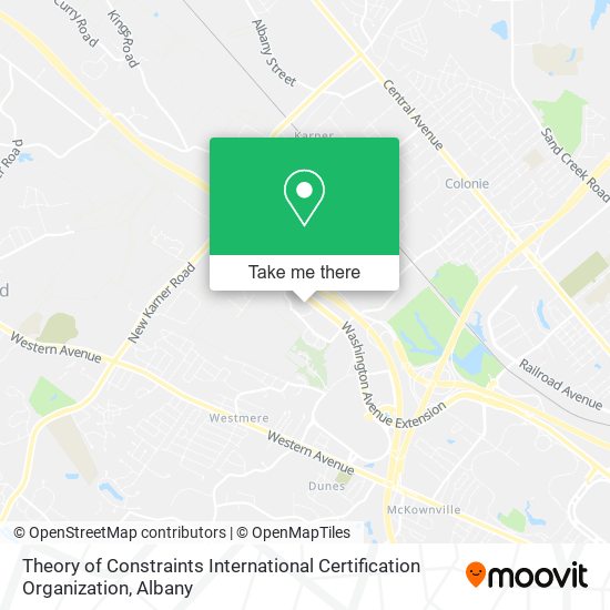 Theory of Constraints International Certification Organization map