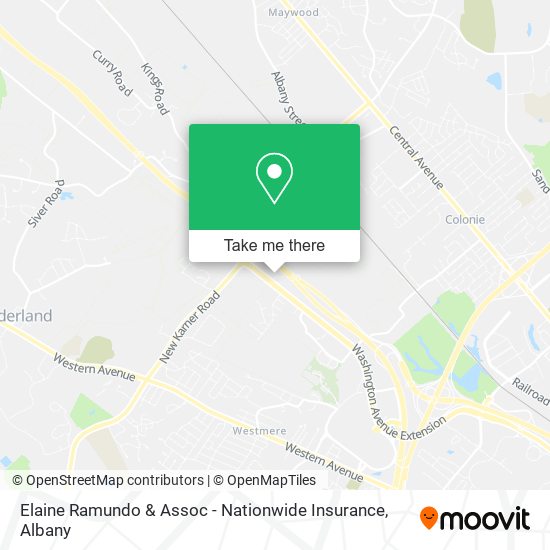 Mapa de Elaine Ramundo & Assoc - Nationwide Insurance