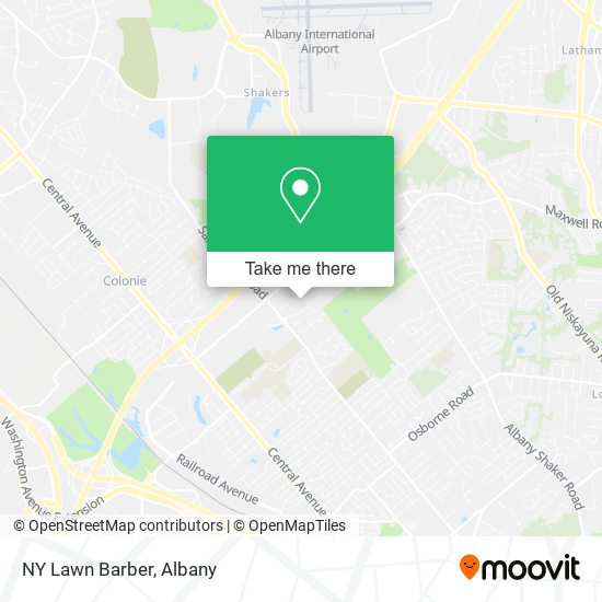 Mapa de NY Lawn Barber