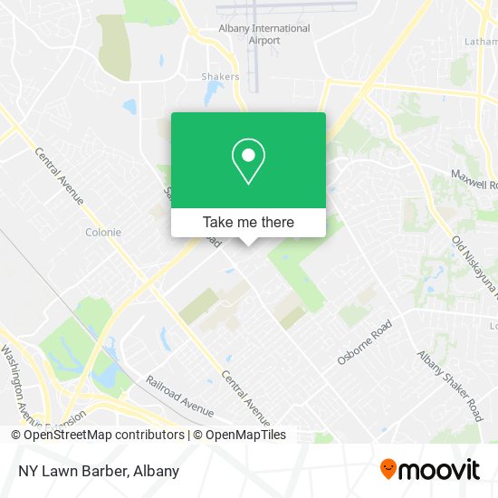 NY Lawn Barber map