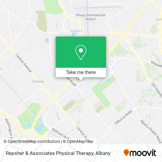Repsher & Associates Physical Therapy map