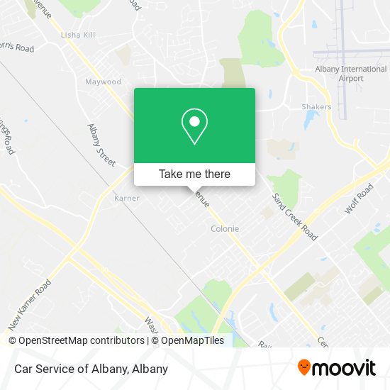 Mapa de Car Service of Albany