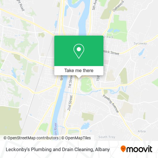 Leckonby's Plumbing and Drain Cleaning map