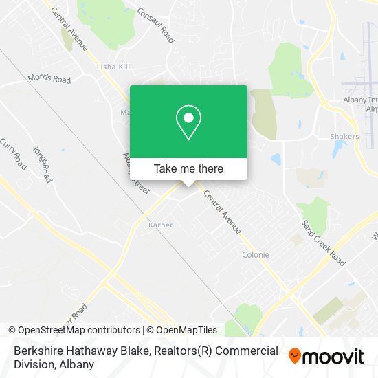 Berkshire Hathaway Blake, Realtors(R) Commercial Division map