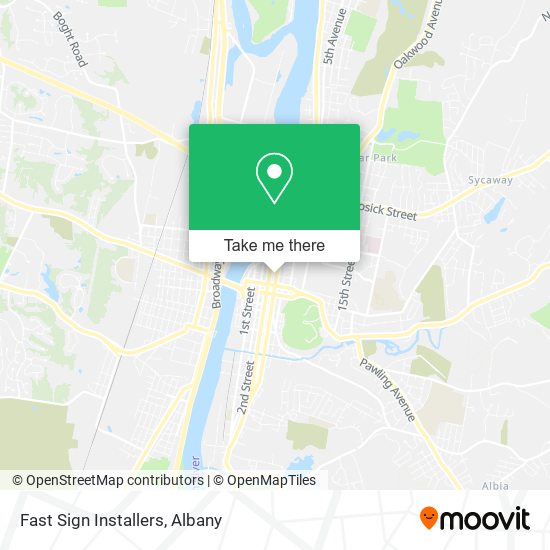 Fast Sign Installers map