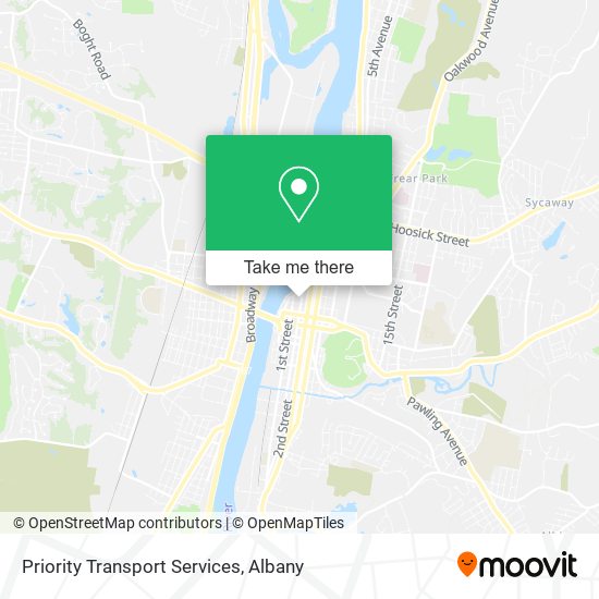 Priority Transport Services map
