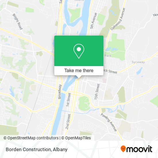 Borden Construction map