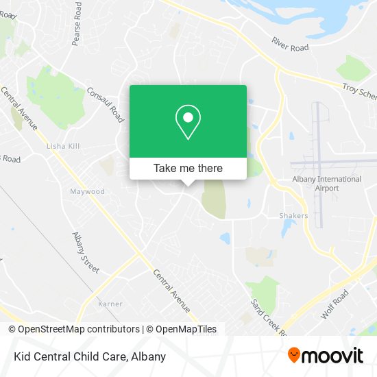 Kid Central Child Care map