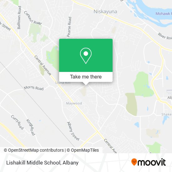 Mapa de Lishakill Middle School
