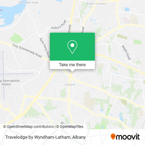 Travelodge by Wyndham-Latham map