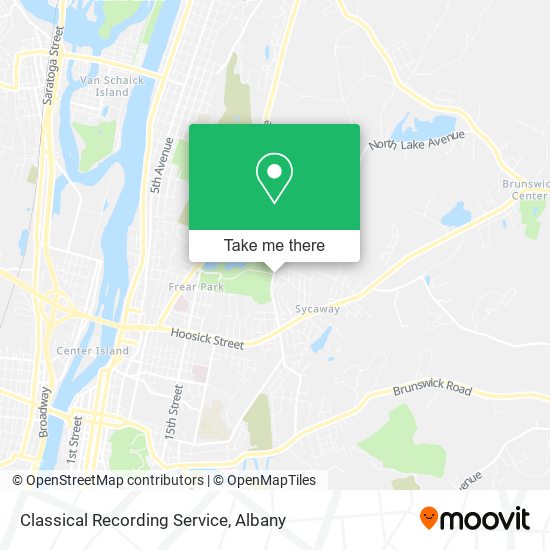 Mapa de Classical Recording Service