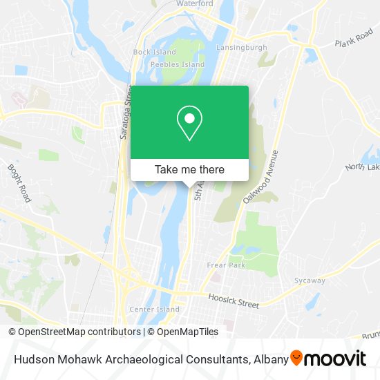 Hudson Mohawk Archaeological Consultants map