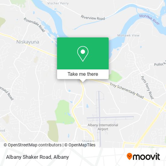Mapa de Albany Shaker Road
