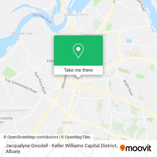 Mapa de Jacqualyne Goodell - Keller Williams Capital District