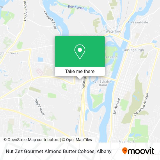 Nut Zez Gourmet Almond Butter Cohoes map