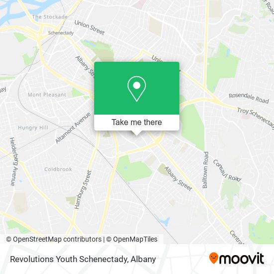 Mapa de Revolutions Youth Schenectady