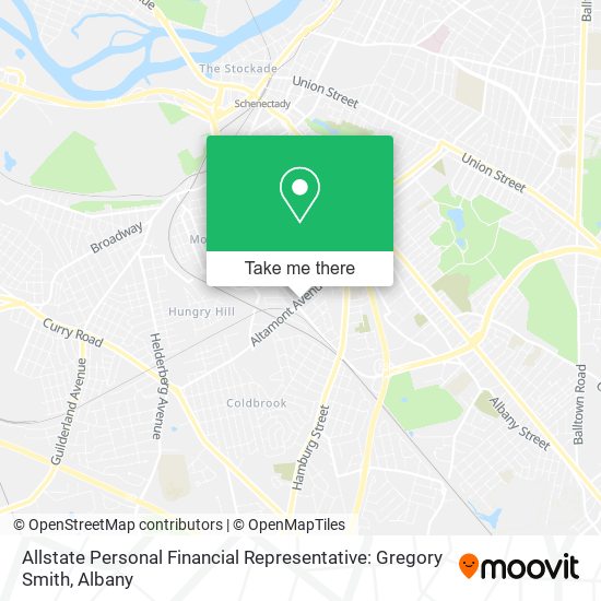 Allstate Personal Financial Representative: Gregory Smith map