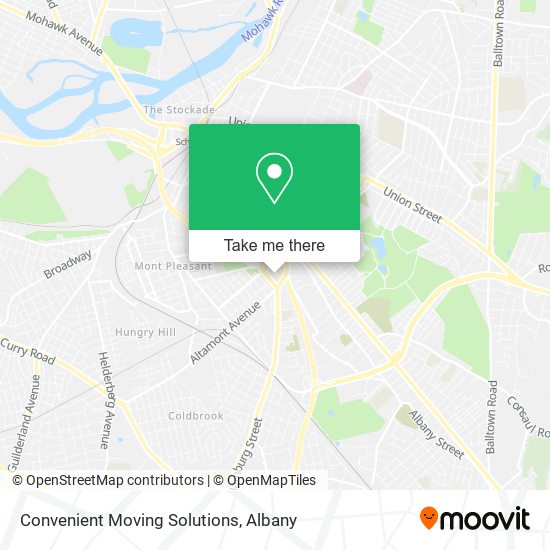 Mapa de Convenient Moving Solutions