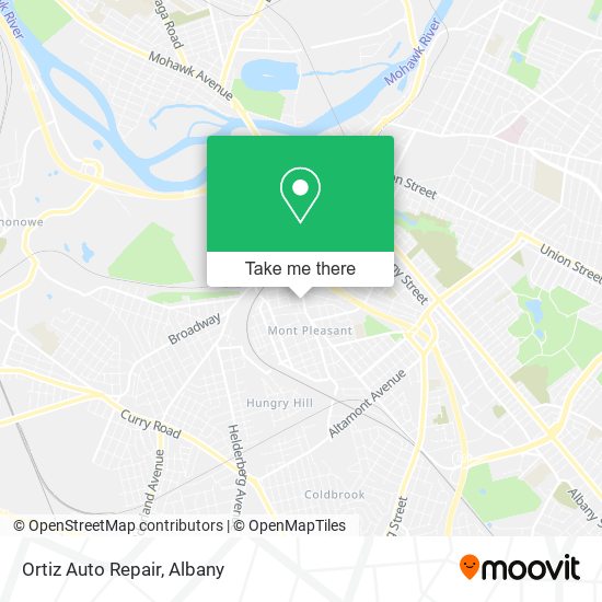 Mapa de Ortiz Auto Repair