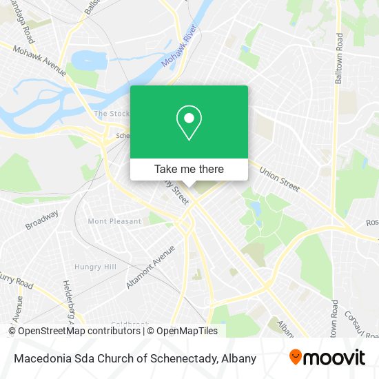 Mapa de Macedonia Sda Church of Schenectady