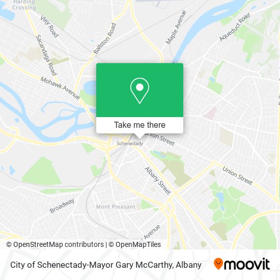 City of Schenectady-Mayor Gary McCarthy map