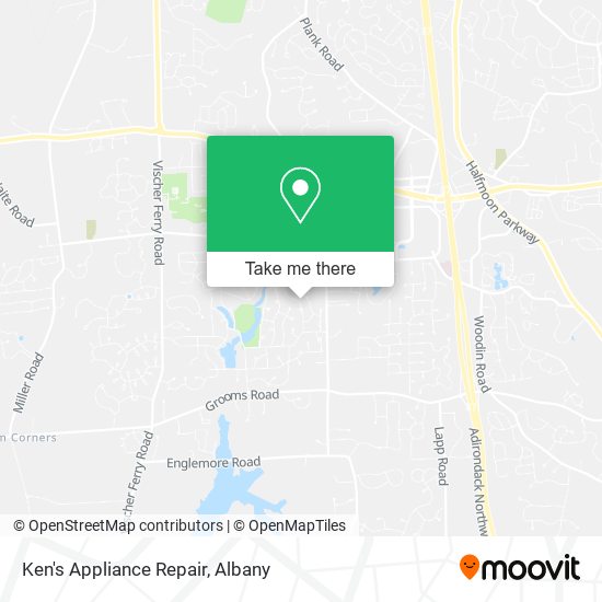 Mapa de Ken's Appliance Repair