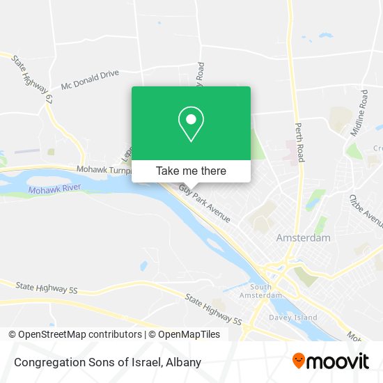 Congregation Sons of Israel map