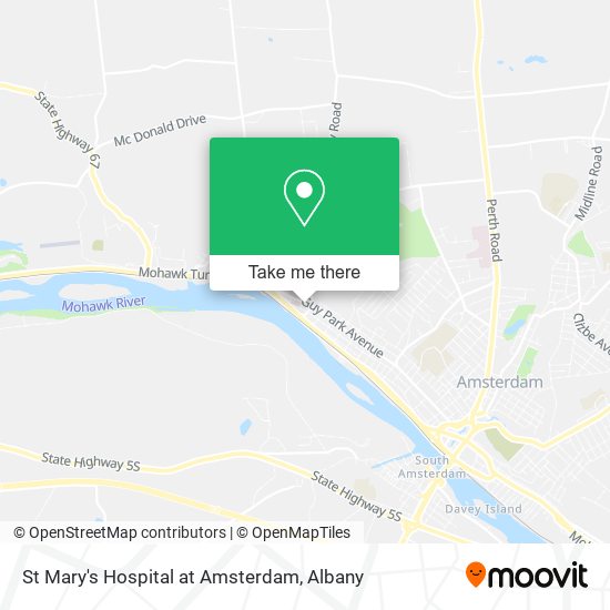 St Mary's Hospital at Amsterdam map