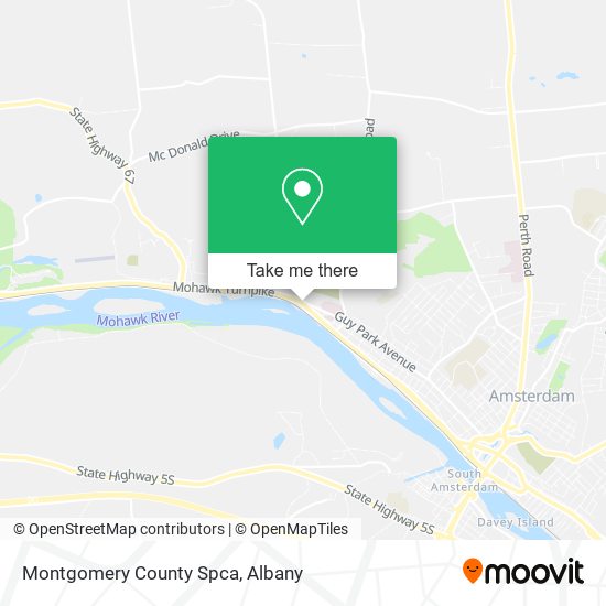 Mapa de Montgomery County Spca