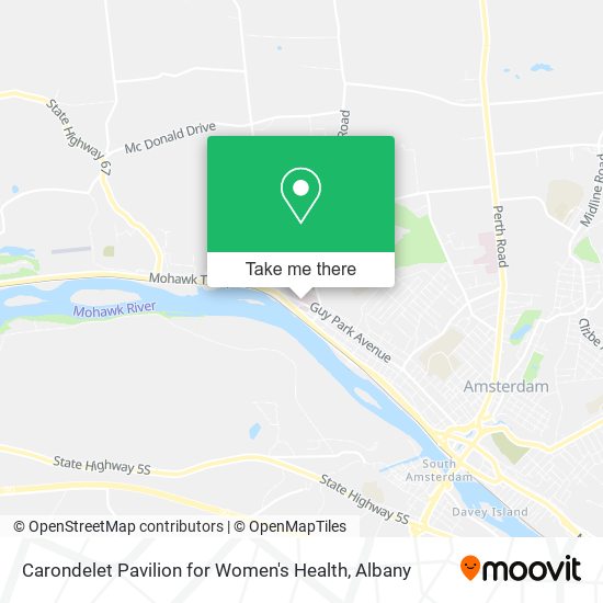 Carondelet Pavilion for Women's Health map