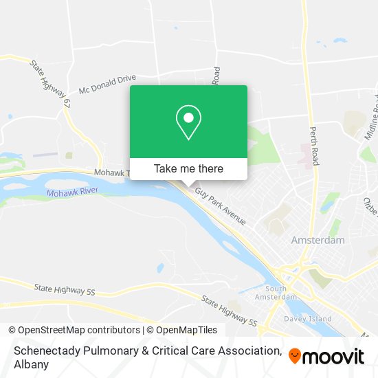Schenectady Pulmonary & Critical Care Association map